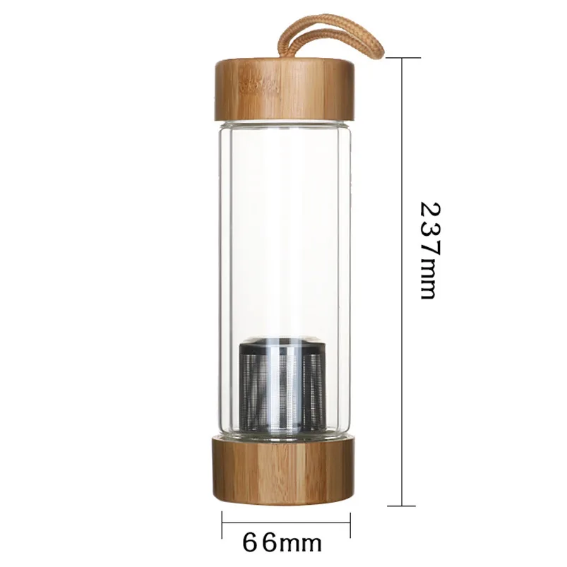 Tea Infuser Bottle Borosilicate Glass Cheap 550ml Glass Cup Water Set  Glass Tumbler Business Gifts