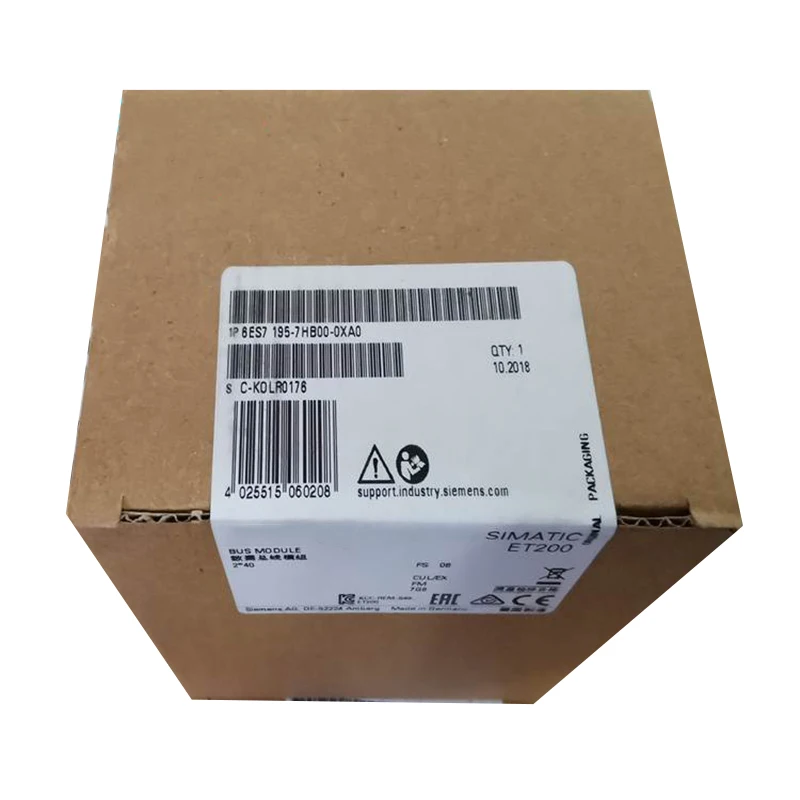 New Original 6ES7195-7HB00-0XA0 6es71957hb000xa0 SIMATIC ET200 Bus Module Stock in Warehouse