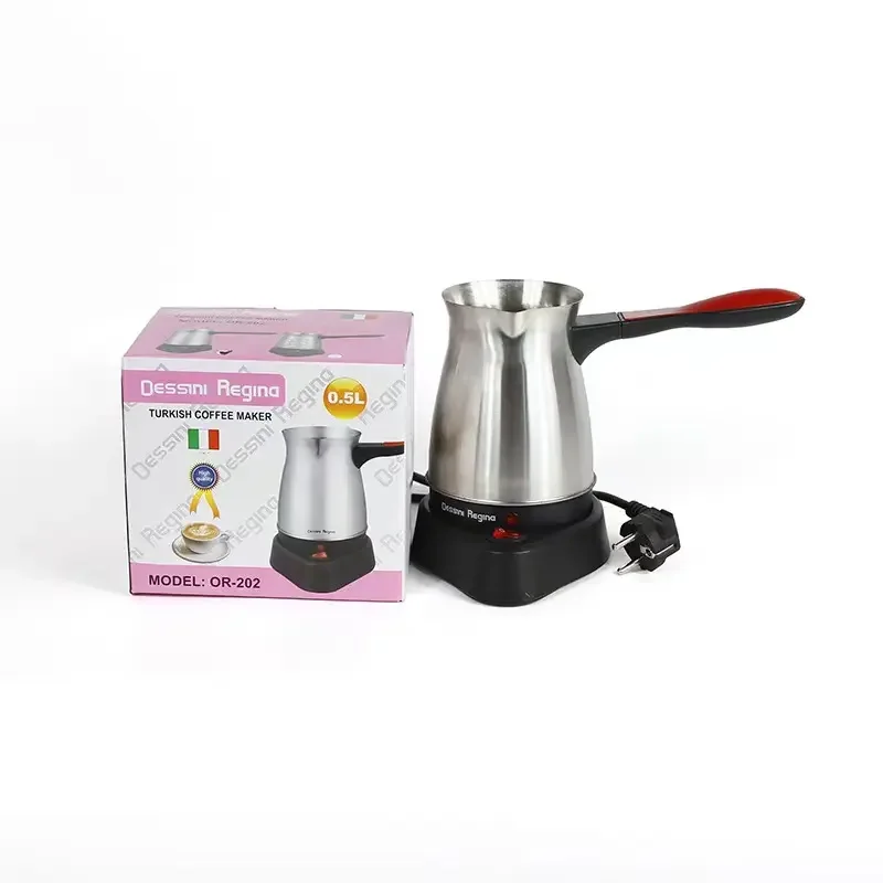 Kitchenware Turkish Style Plastic Mini Electric Coffee Kettle 0.5L