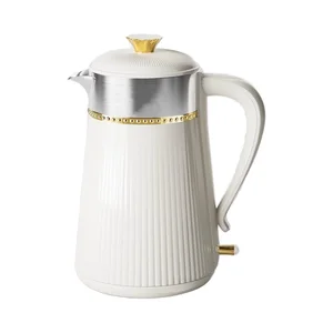 1.8L Electric Kettle SS 201 Cordless Automatic Shut-Off Keep Warm for Household Outdoor Use Stylish Stainless Steel Design for