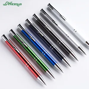 Custom Logo Metal Ballpoint Pen Laser Carving for Education & Welcome Gifts Advertising Promotional
