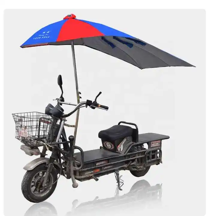 Windproof Electrical Outdoor Scooter Bicycle Bike Motorbike Umbrella ...