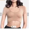 Donne Crop scoop Nude