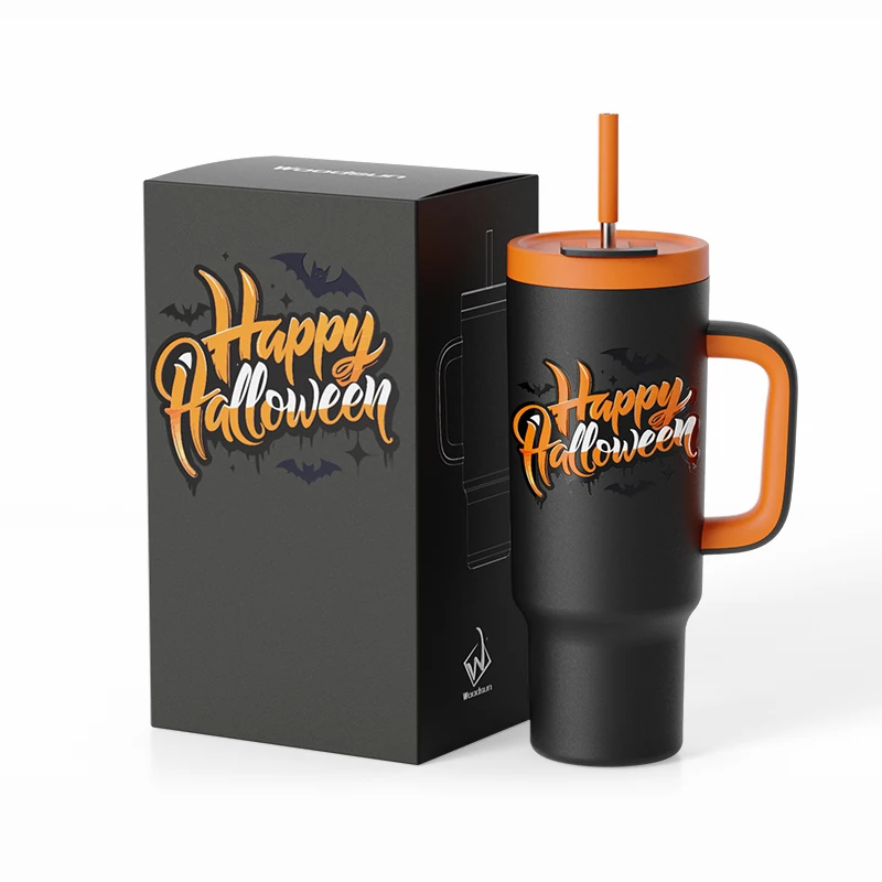 Cadeaus RVS Halloween 40 oz Tumbler Kinderen Halloween Auto bekertje voor een gezellige Halloween