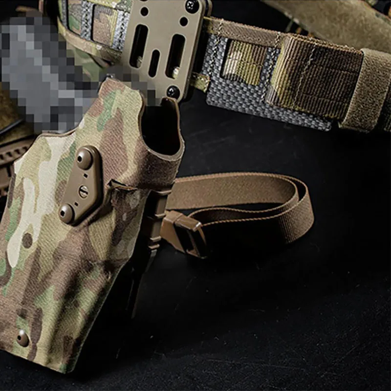 Adjustable Multifunctional Camping Quick-release Buckle Training Belt Set with Tactical Holster Adjustable Belt Hunting