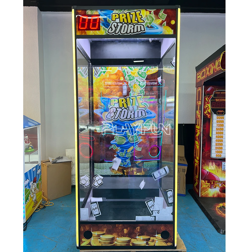 Arcade Center  Device Prize Super  Storm Flying Ticket  Catching Grab Ticket  Redemption Arcade Skill Party Event Game  Machine