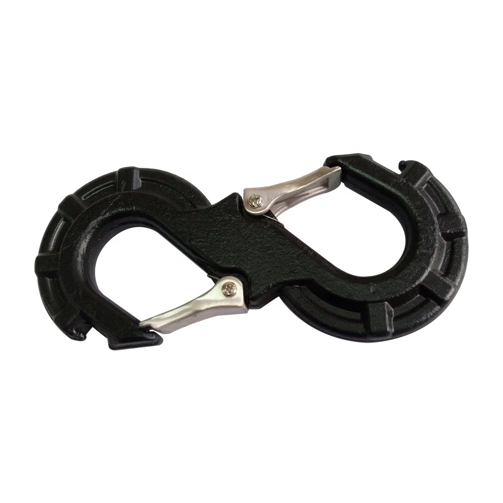 JL1206 steel car towing hooks black