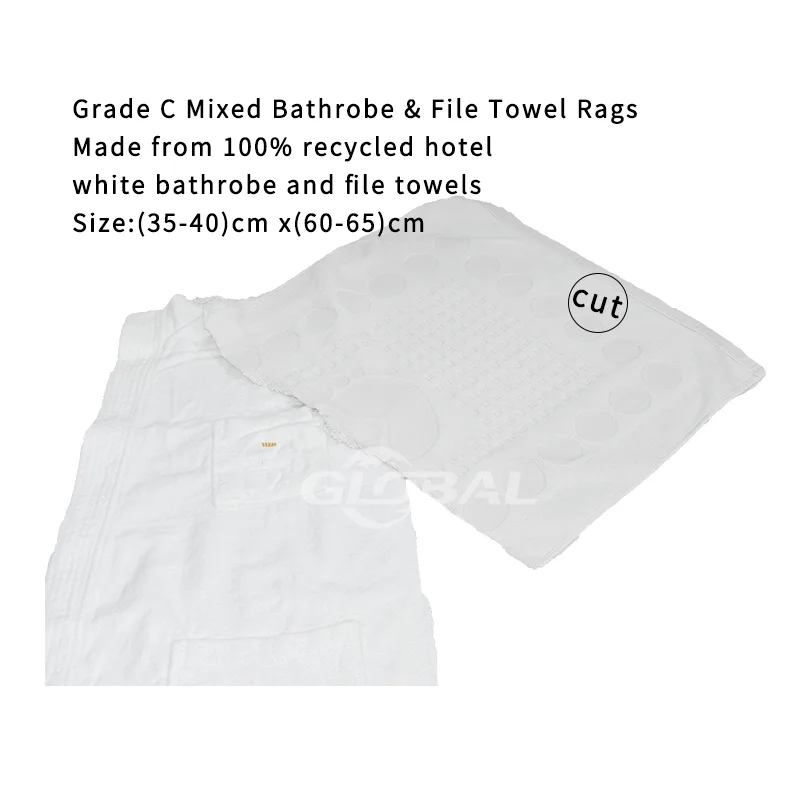 RTS IMPA NO 232907 Marine Wiping Rag - Top-Grade Cotton Towels