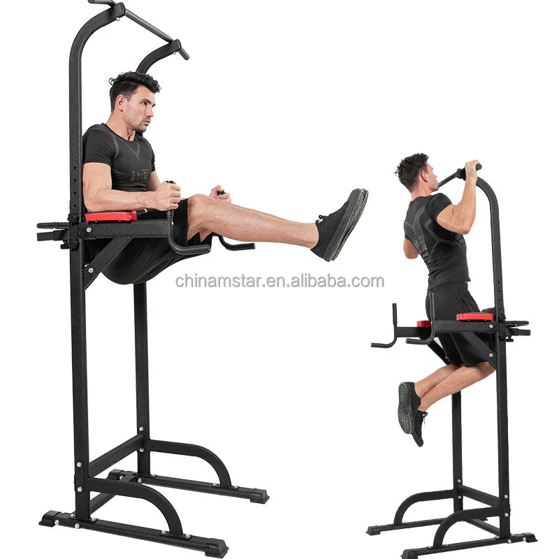 Home Gym Equipment Free Standing Dip Station Power Tower