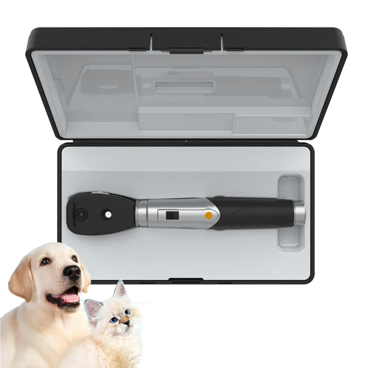 Portable Clinic Professional ENT Diagnostic Set Ophthalmoscope Otoscope for Veterinary