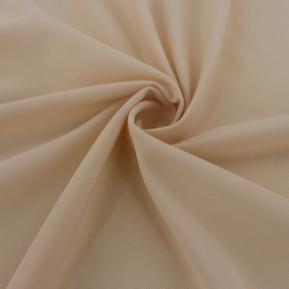 Polyester Hard Mesh 83 Polyester 17 Spandex Black Net Eyelet Fabric Elastic for Running Sports Shoes Lingerie and Shapewear