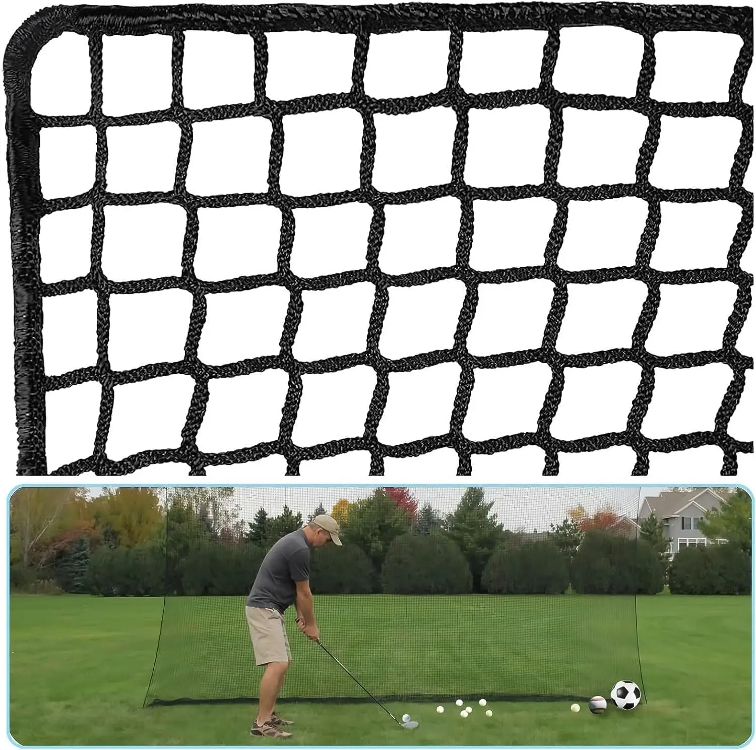 NQB Baseball Softball Backstop Nets - Heavy Duty Togo - View #12