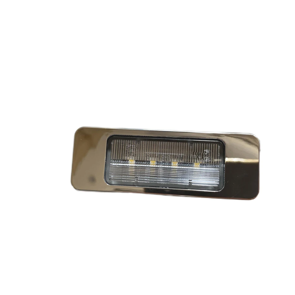 Emark ECE R4 Approved LED License Plate Light 81mm Long Chromed Housing ...