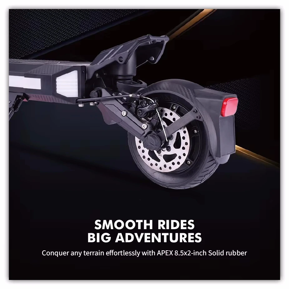 2024 New Ew Electric Scooter Battery 48V 15.6Ah VSETT 8 APEX Model Electric Scooter Powerful Adult Electric Scooters 1200W