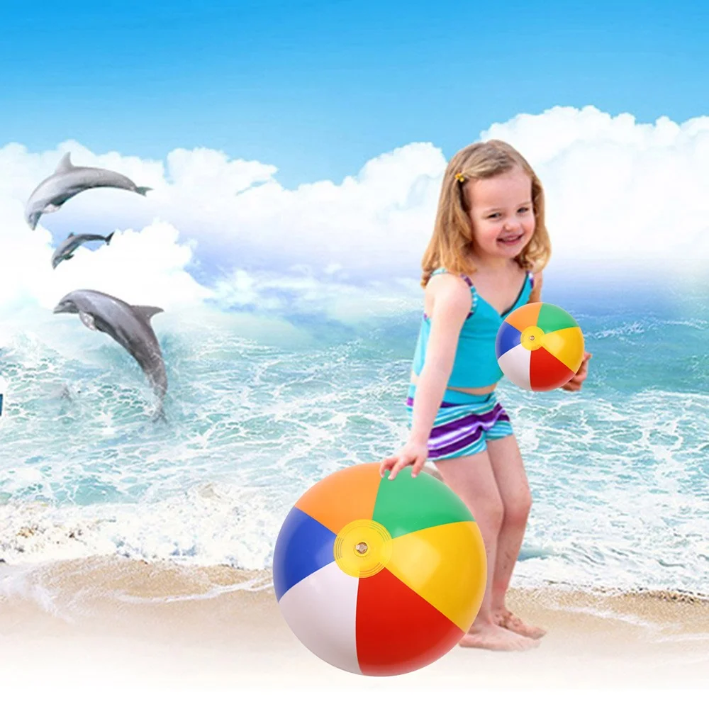 Arc En Ciel Gonflable Ballon De Plage Piscine Pour Enfants Jouer Jeu D Eau De Fete D Ete Jouet Colore Bebe Enfants Apprenant Ballon De Plage Nage En Mer Caca Buy Colore Bebe Enfants Apprenant