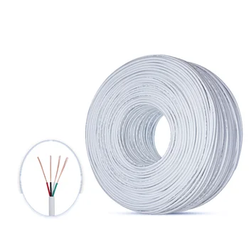 Wholesale Pure Copper Braided  26 awg 28 awg 2 Core 4 Core Electric Wire Coils PVC Insulated electricity Power Data Cable Prices