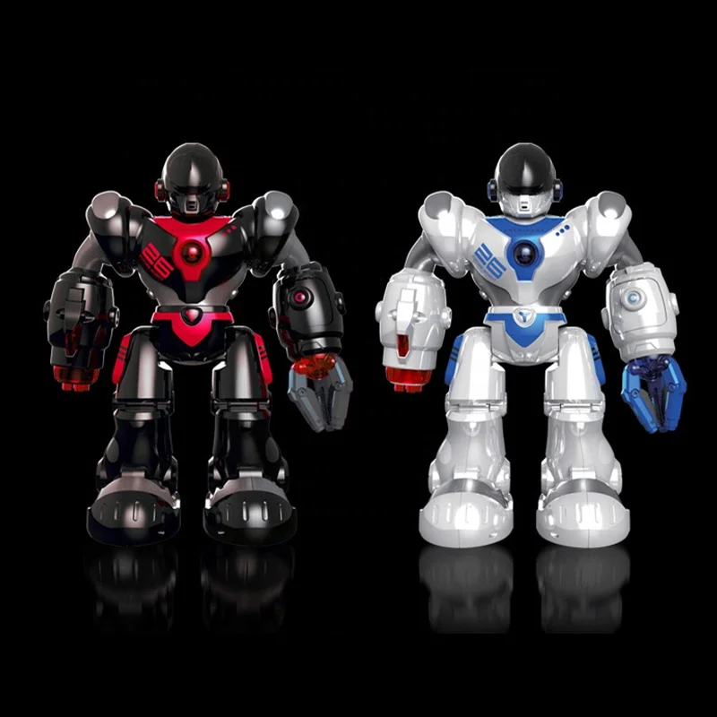 Intelligent Infrared Control Humanoid Robot Big Musical RC Robot Toys With LED Lights for Children Christmas Gifts 7088
