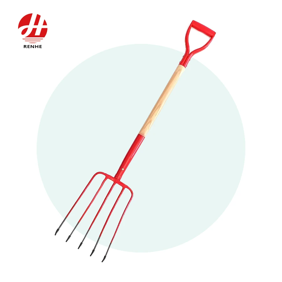 High Quality Farm Tools Metal Head Fork With Wood Handle