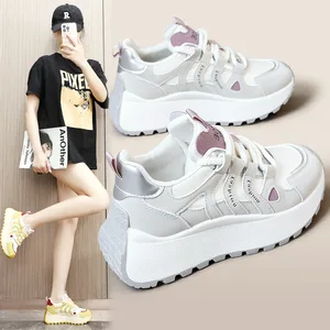 BN020 Women's Chunky Platform Casual Shoes Factory Wholesales Breathable Comfortable Custom Logo Soft for Autumn Custom Logo for