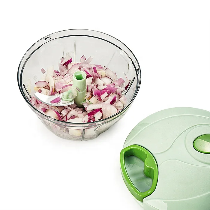 
 Hot Selling Hand Held Vegetable Manual Mini Food Processor Swift Chopper  
