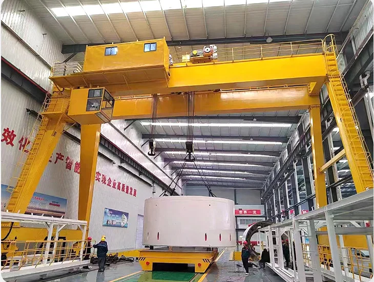 30 Ton 40 Ton Double Beam Mobile Gantry Crane Lifting Equipment Double ...