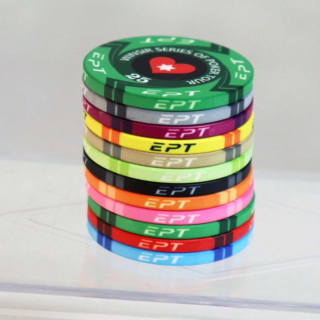 MANBATTLE Lot de 100 jetons de poker en plastique personnalisés, jetons de boisson personnalisés pour votre logo, image ou texte, jetons de boisson personnalisés double face pour bar, carte de visite