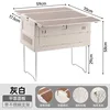 Gray-white-flat panel-with stand-individually packaged