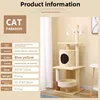 White Short-haired plush four-layer climbing frame