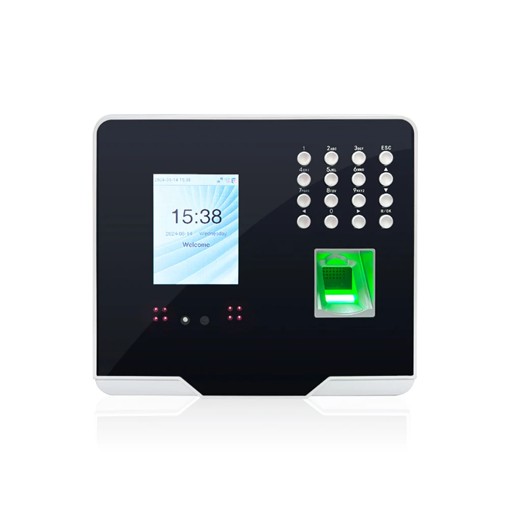 Webserver Cloud Software with Payroll 1500 Users 2000 Fingerprint Face Recognition Verification Time Attendance Device
