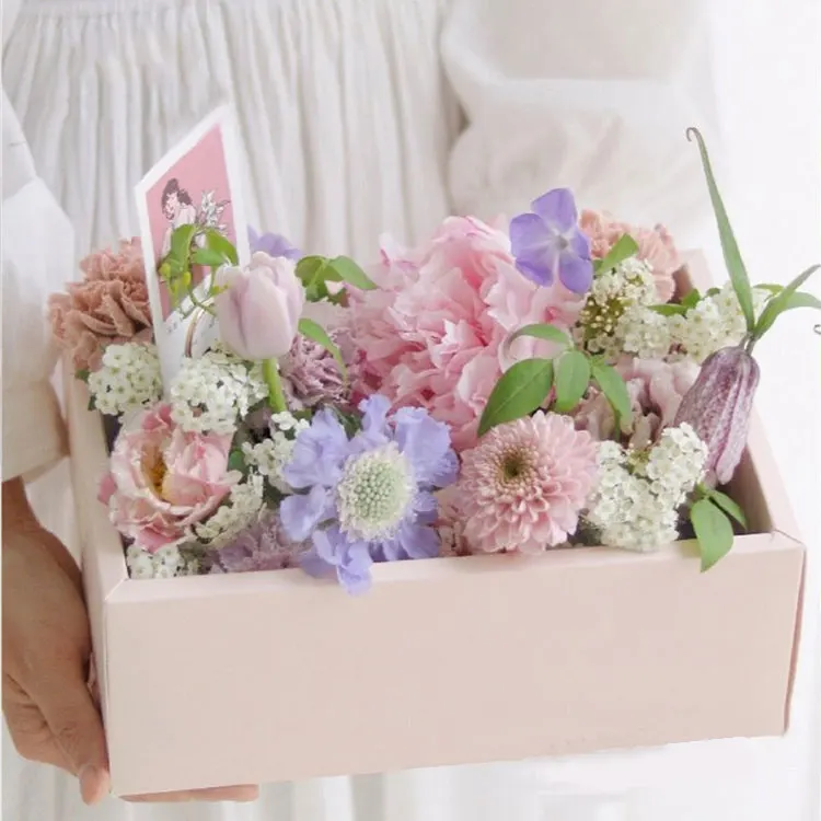 Transparent Plastic Preserved Bouquet Rose Packaging Gift Boxes Portable Clear PVC Flower Box