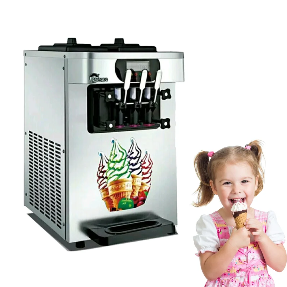 2023 Mini Soft Serve Ice Cream Maker Machine CE Certified 3