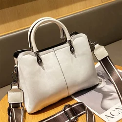 Customized guangzhou ladies speedy style real leather handbags for women