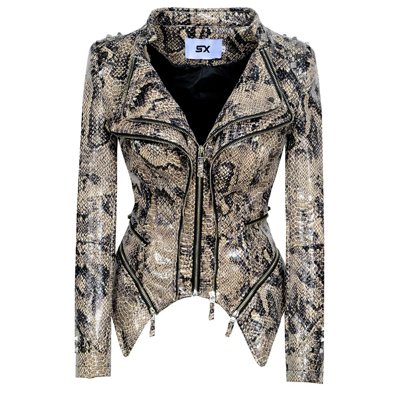 ladies pu jacket