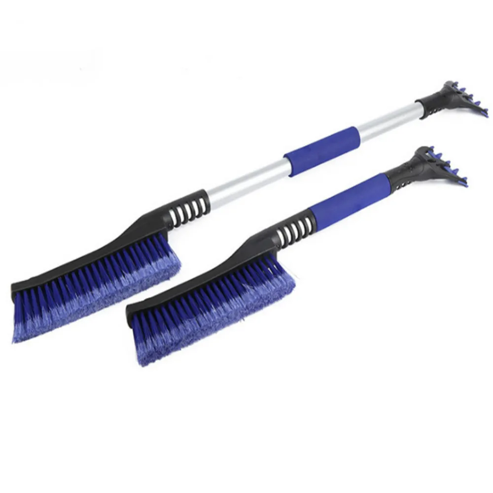 TIIKERI Foam Grip Car Best Snow Brush Extendable snow scraper with brush for car Truck SUV Windshield