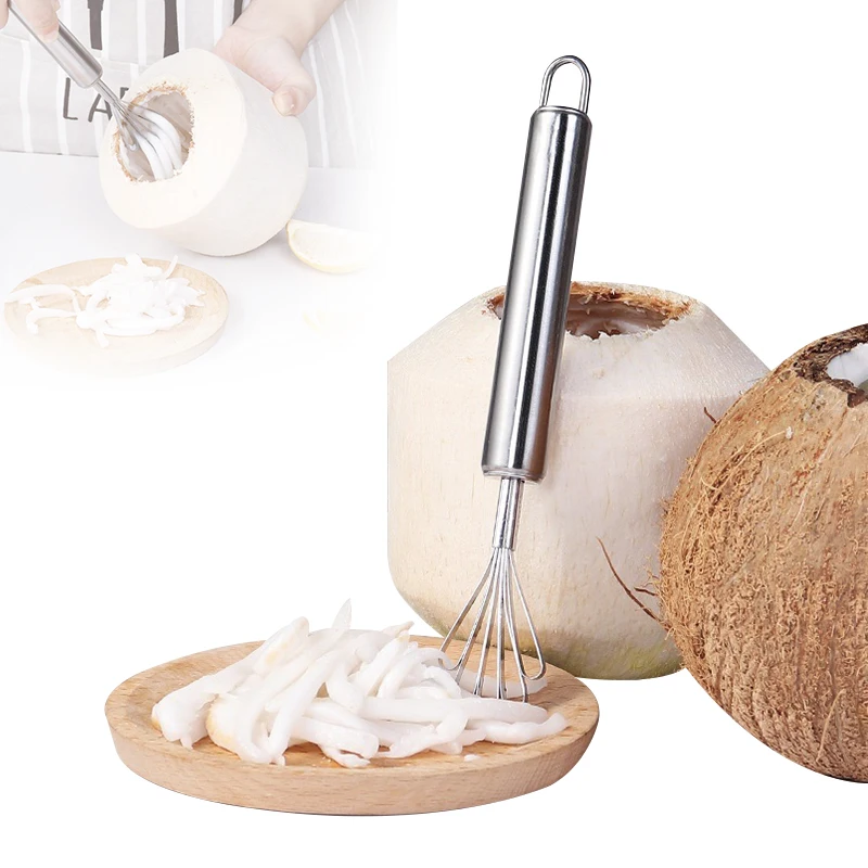 Manual  Coconut Scraper Fish Scale Remover Fruit and Vegetable Grater Stainless Steel Coconut Grater for Kitchen