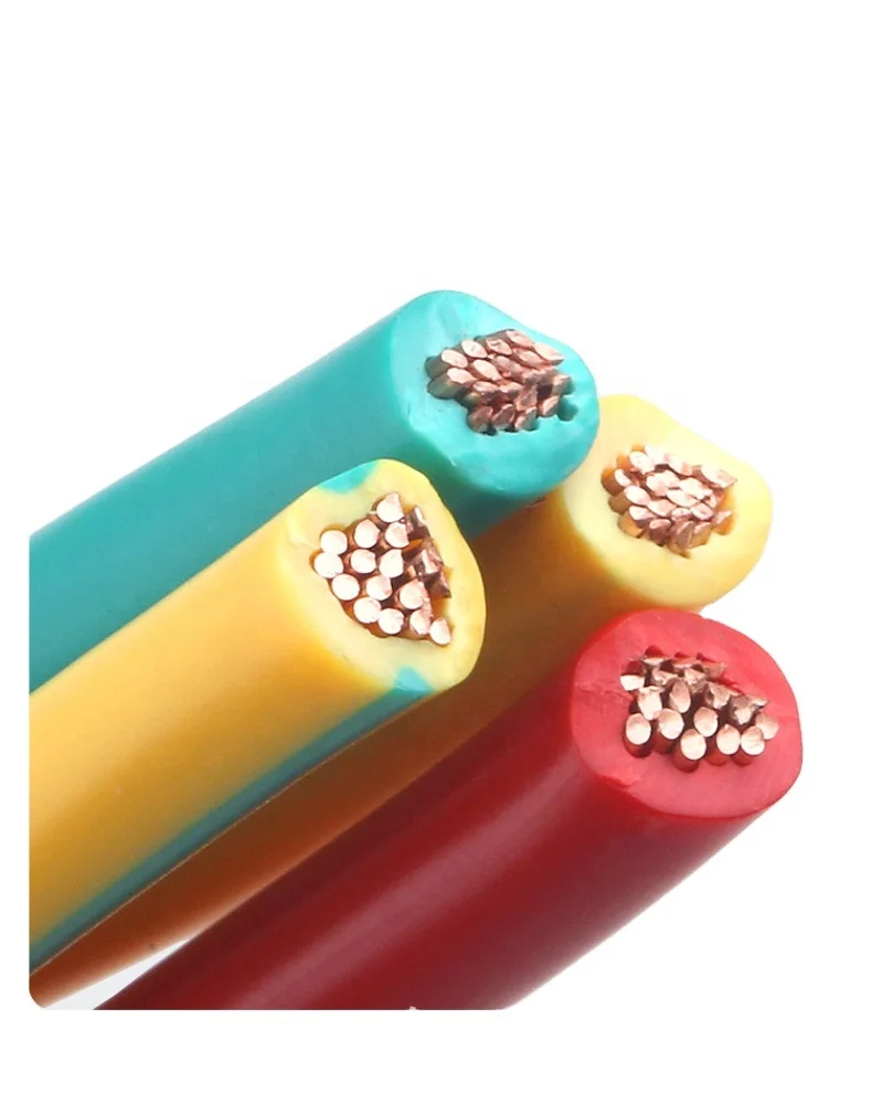 450/750V Einadriges Kupfer PVC-isoliertes flexibles BV 4mm 6mm Kabel Haushalts geb&auml;ude draht f&uuml;r den Bau