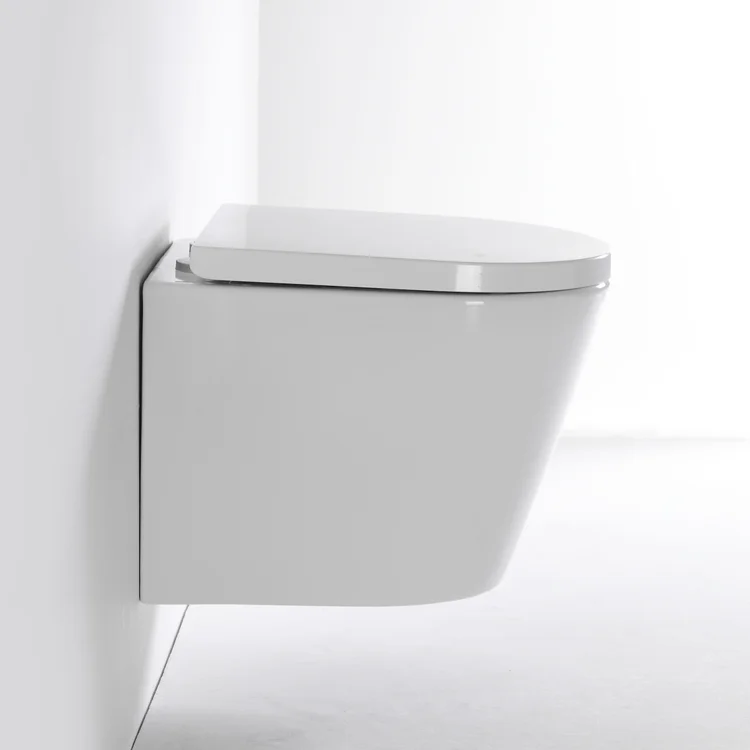 contemporary slim toilet