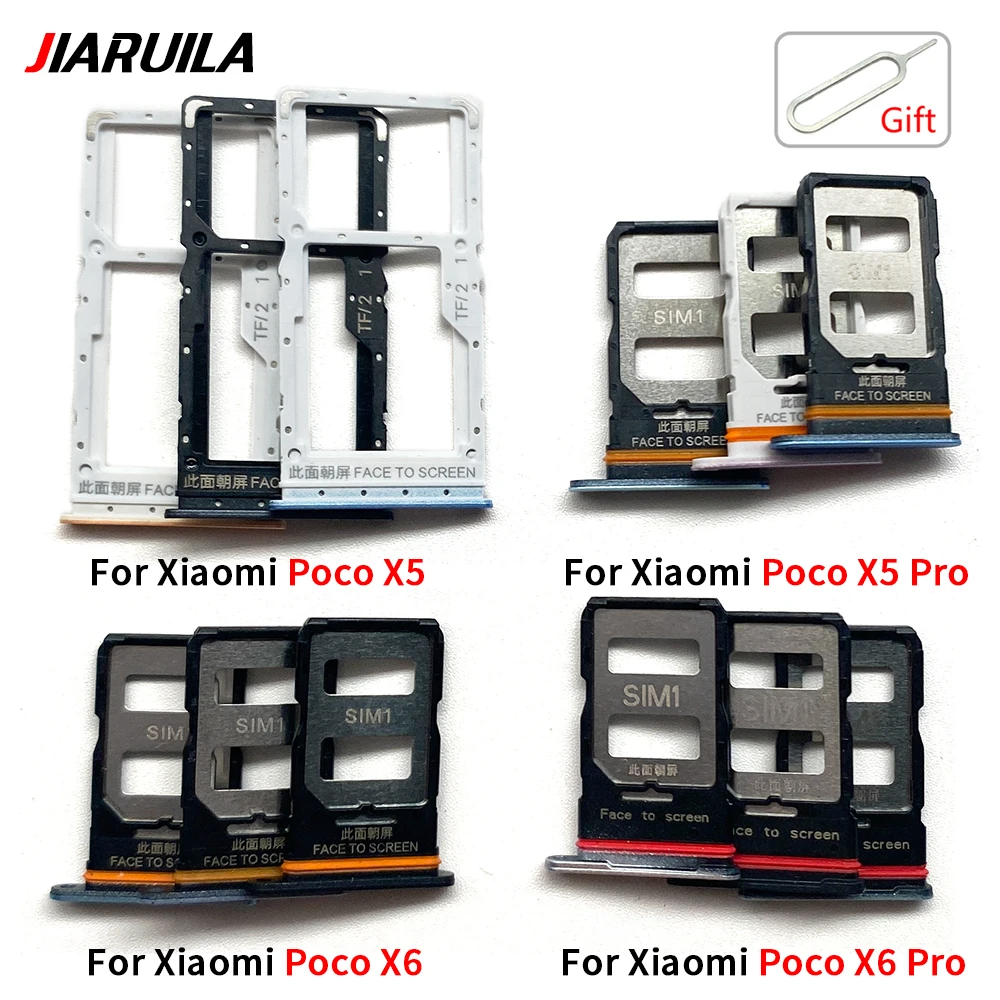 Vassoio SIM Originale Per Xiaomi Poco F6 – Slot Di Ricambio Con Pin Di Espulsione, Nero