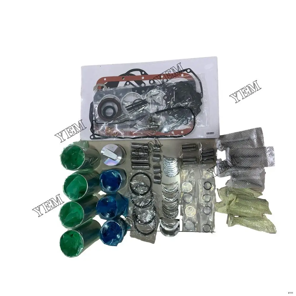 Engine Rebuilding Kit With Full Gasket Set Cylinder Piston Rings Liner Bearing Valves For Mitsubishi S4L2