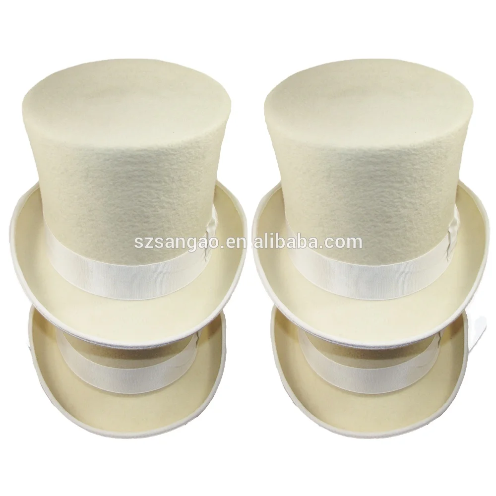 Kids white top hat Clearance