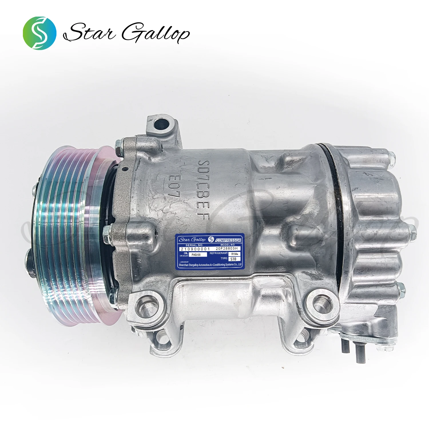 Wholesale OEM OE1607623780 car 6pk 120mm 12 volt ac compressor  