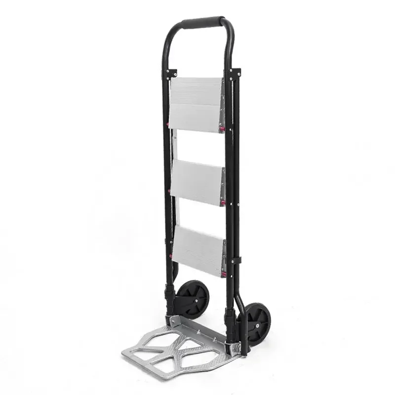 250kgs Multifunctional Foldable Ladder Trolley Aluminum Ladder Hand