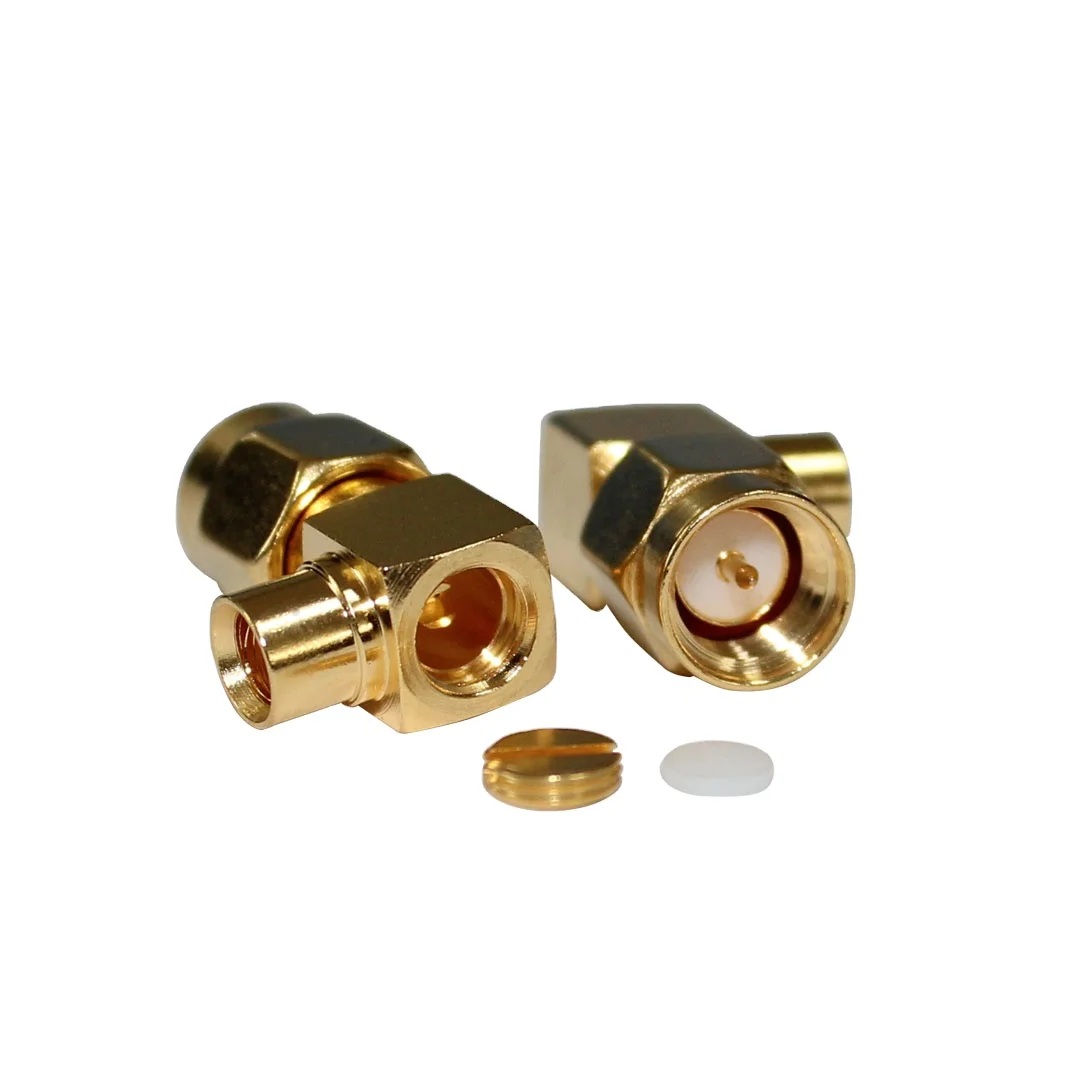 product sma jwb3 rf sma connector terminators sma male right angle connector for rg141 rg402 semi steel cable-3
