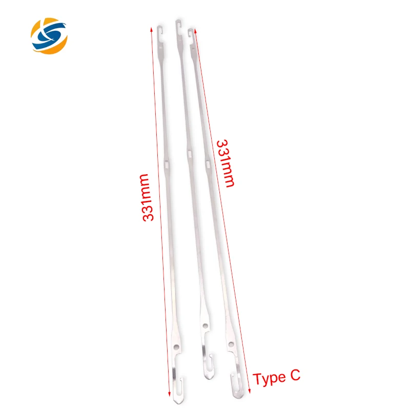 Customization Staubli Drawing-in System SAFIR S80 Weaving Parts SUS304 Flat Steel Heald Loom Dropper Drop Wire Pin