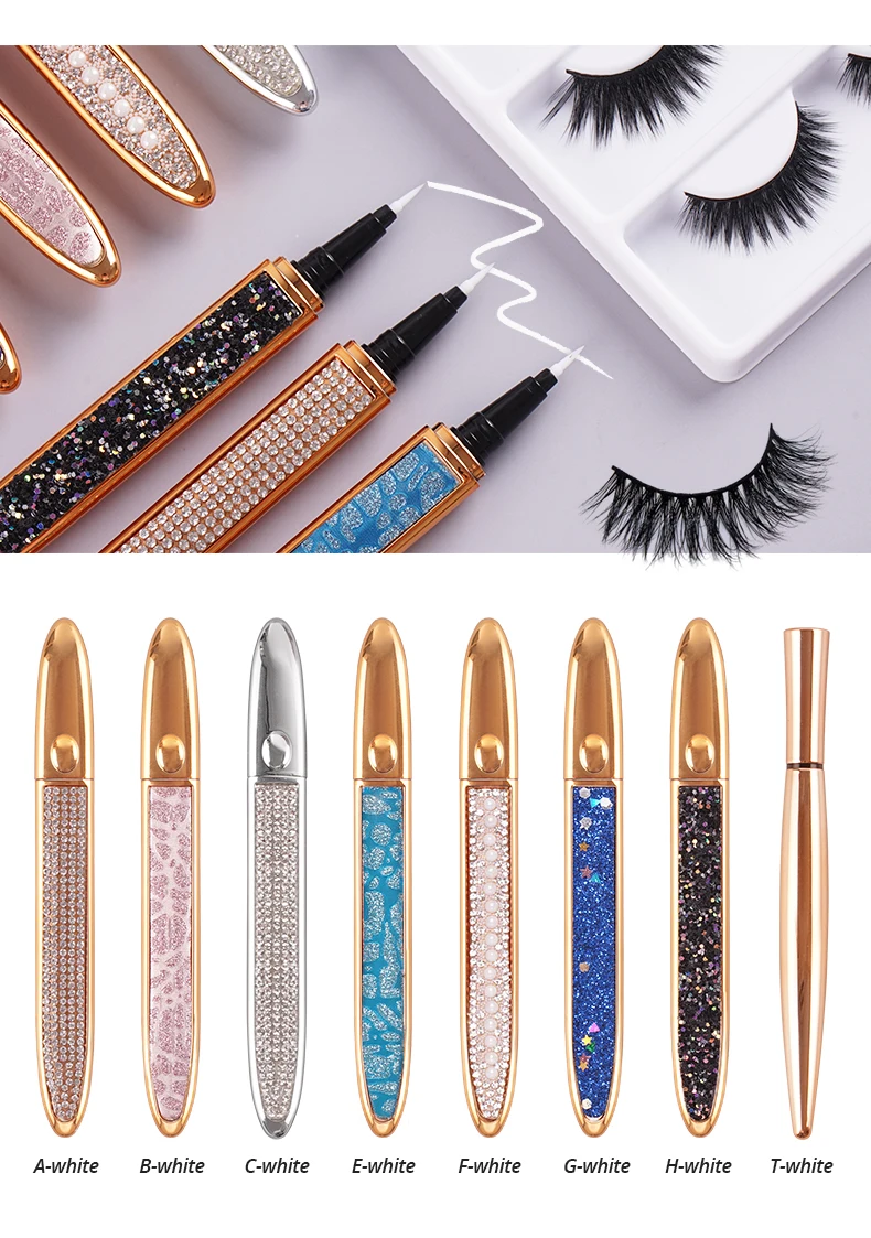 Makeup Eye Liner Adhesive Eyeliner Waterproof Eyelash Glue Pen