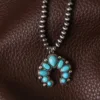 Crescent  with bead chain