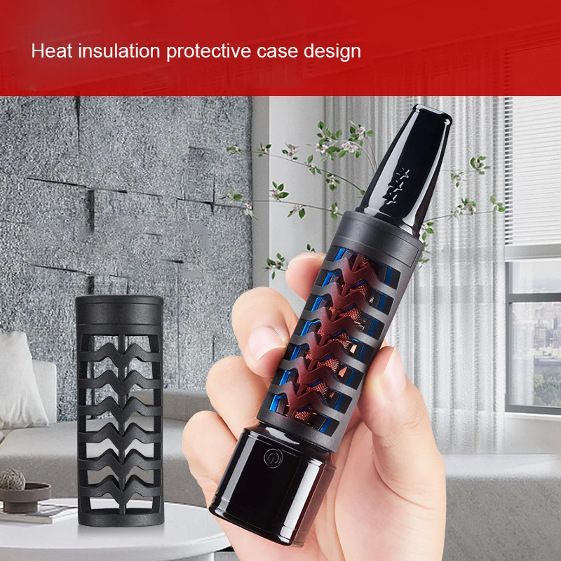 Двойная дуговая зажигалка с держателем для сигарет ветрозащитная зарядкой от usb без капель