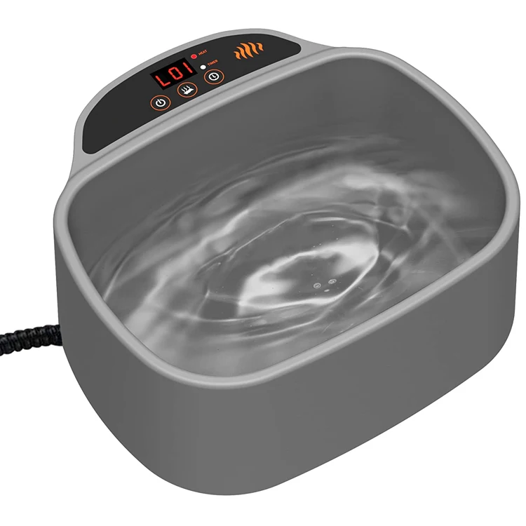 2 Adjustable Temperature Winter Heated Water Bowl With Timer,Outdoor