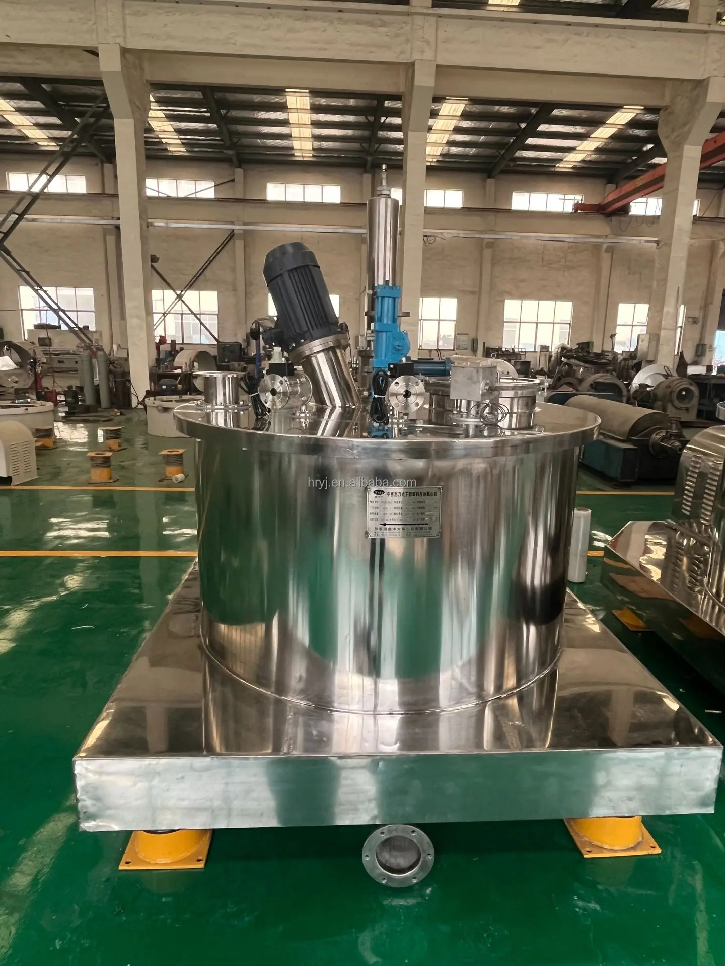 Hengrui plate centrifuge manufacturer wholesale PGZ automatic scraper under discharge centrifuge factory