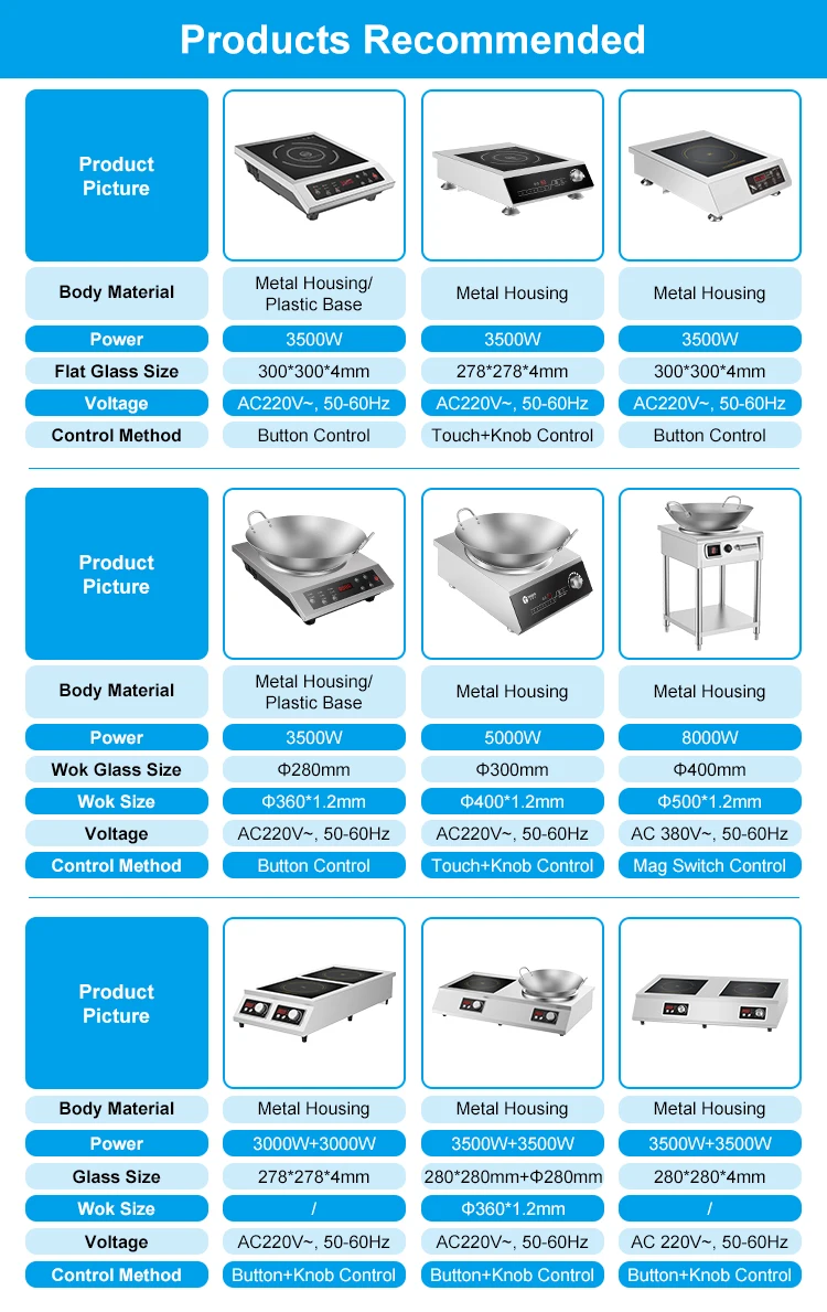 3kw Countertop Commercial Induction Hob 220v 2 Burner Stove Electric ...